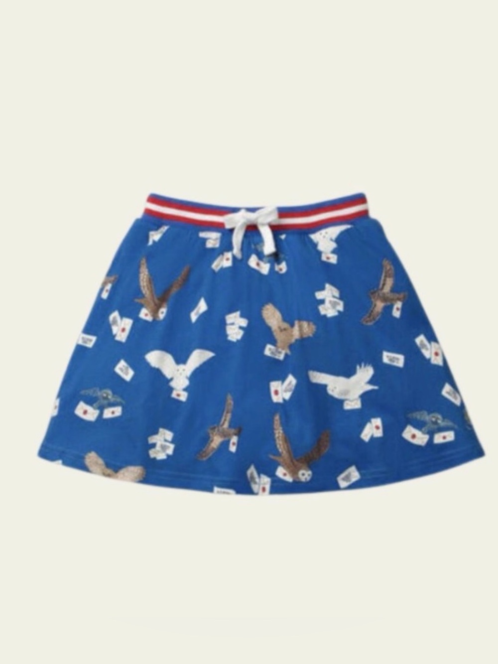MINI BODEN x Harry Potter Duke Blue Owl Post Skort Skirt - 7-8Y